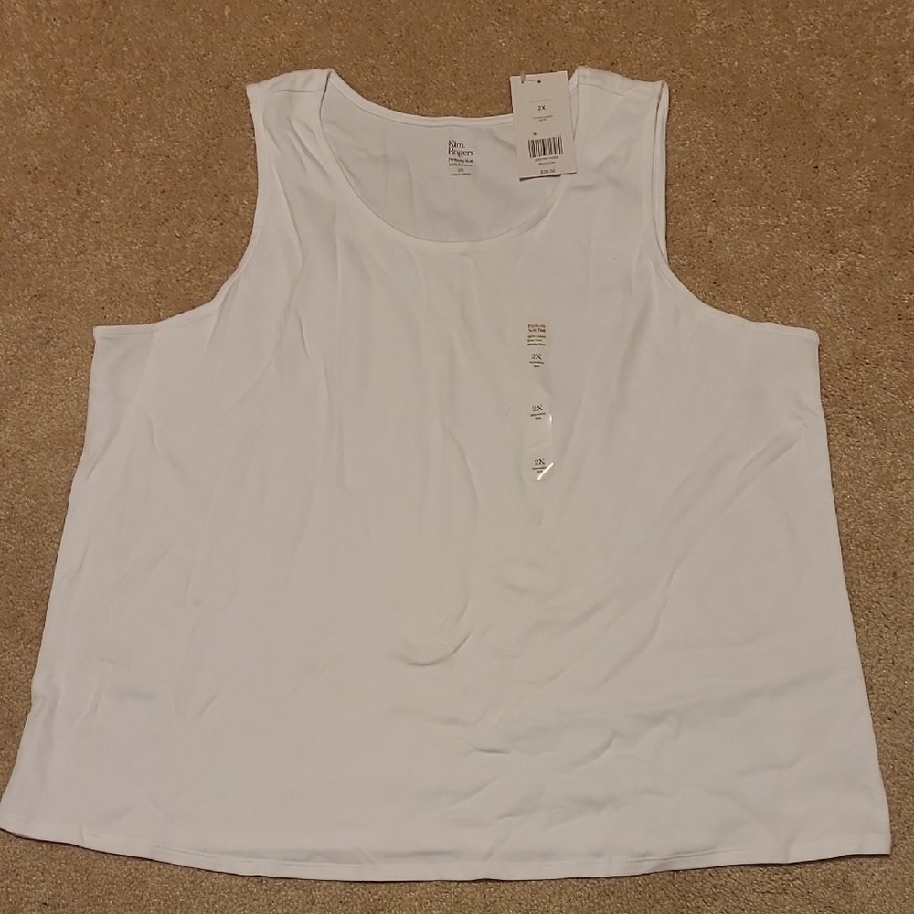 Women's White Tank Top